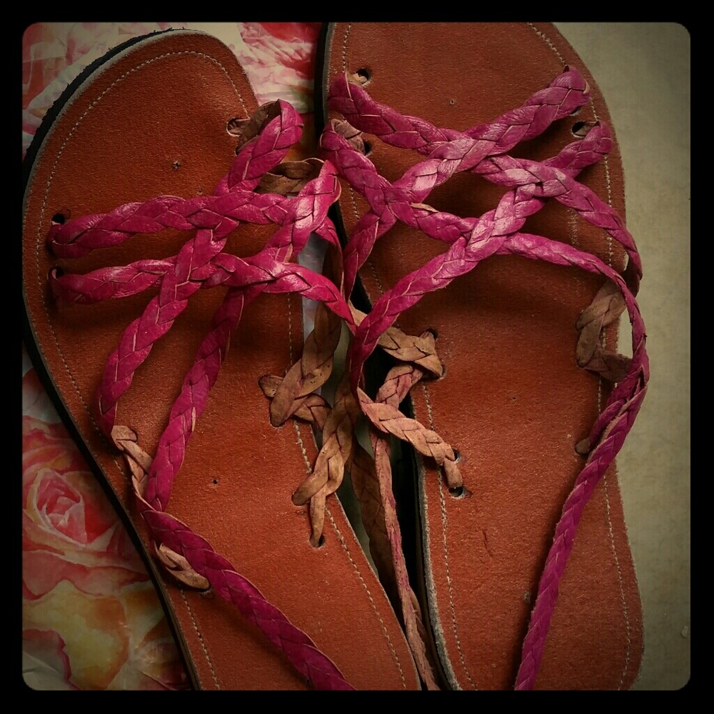 NWOT Braided Boho Sandals / Mexican Huaraches